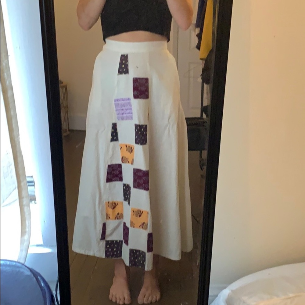 Patchwork Vintage Handmade Skirt Size 0/2